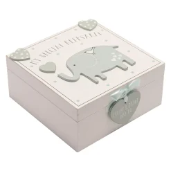 Card Factory Blue Wooden My Special Keepsakes Box