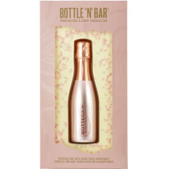 Sale Bottle 'n' Bar Sparkling Rose & White Chocolate Chocolate & Sweets|Graduation Gifts