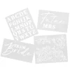 Card Factory Bride To Be Stencil Set - Pack of 4