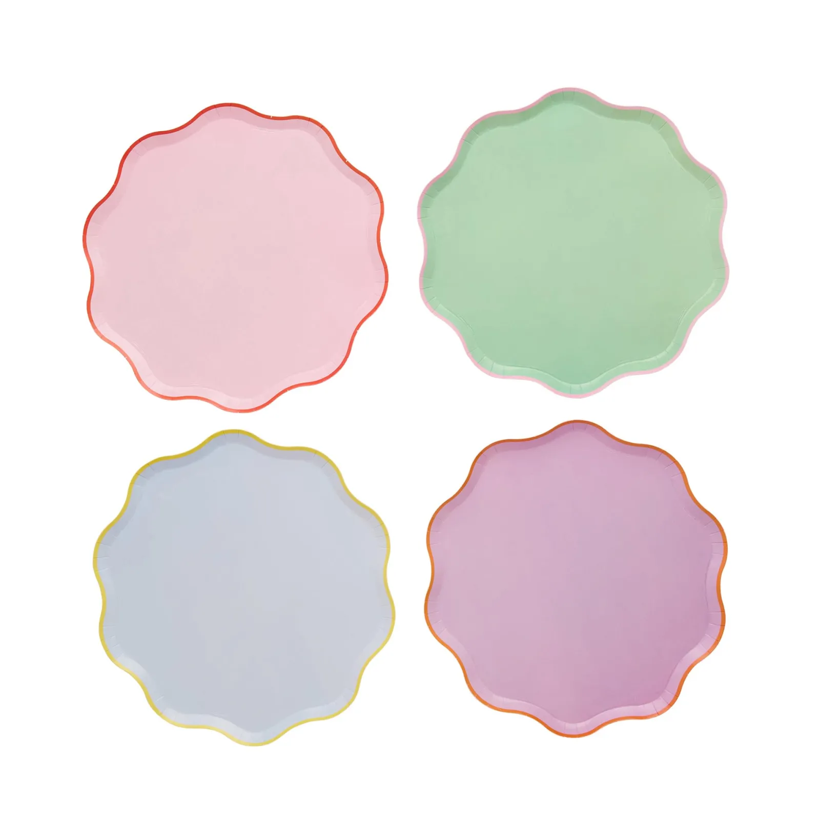 Card Factory Bright Banquet Paper Plates - Pack of 8