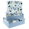 Butterfly Print Gift Boxes - Set Of 3 Kids Gift Wrap For Babies|Gift Wrap For Kids