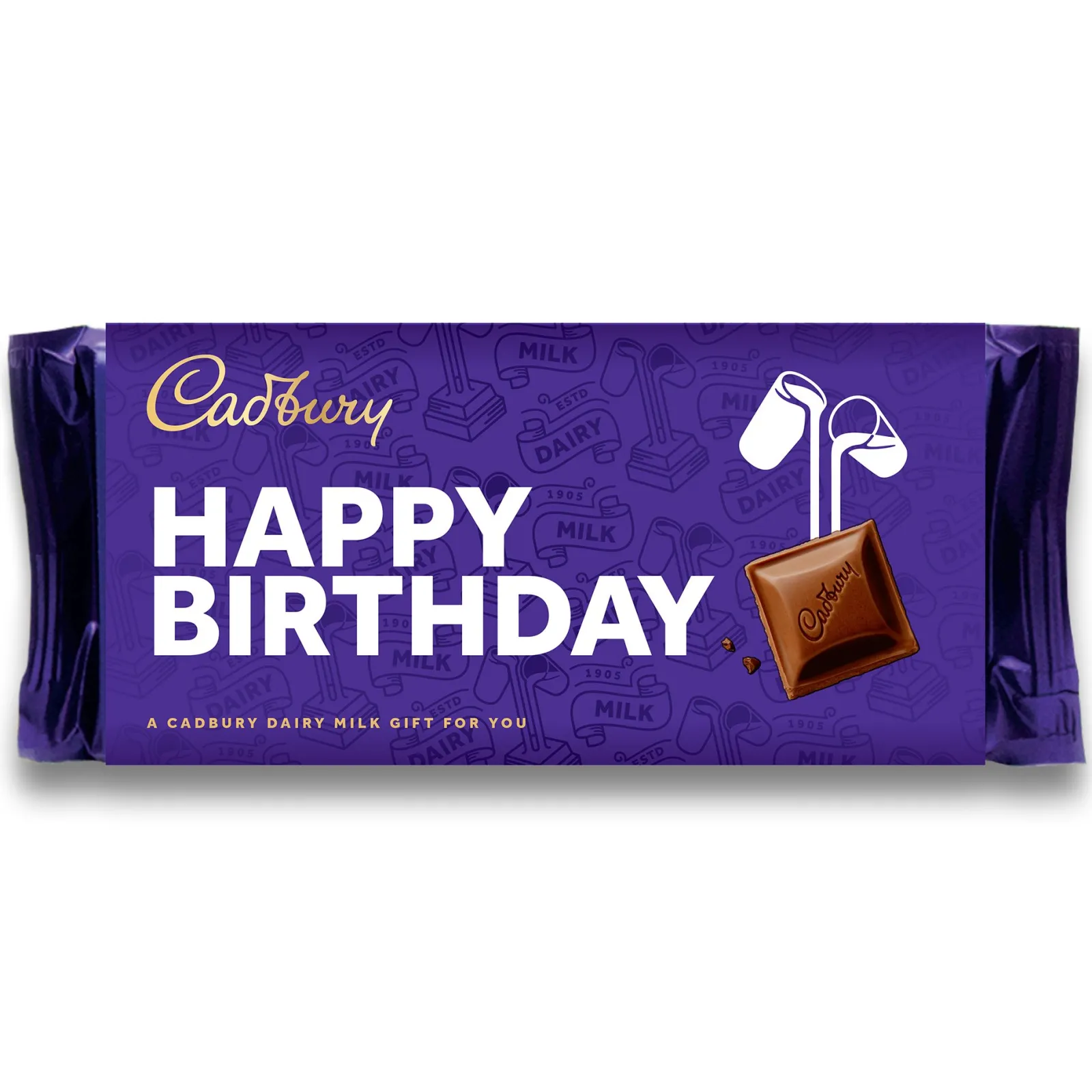 Discount Cadbury Dairy Milk Happy Birthday Bar 110g Kids Birthday Gifts|Gifts For Kids