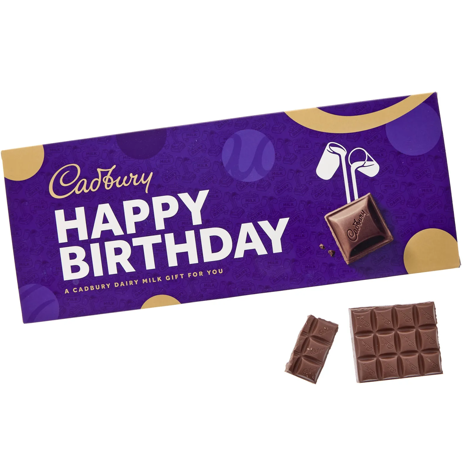 Kids Card Factory Cadbury Dairy Milk Happy Birthday Bar 850g