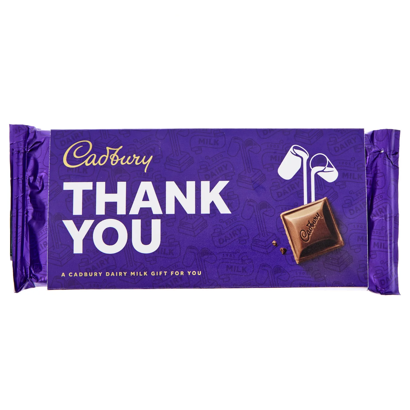Discount Cadbury Thank You Dairy Milk Chocolate Bar 110g Chocolate & Sweets|Gifts For Him