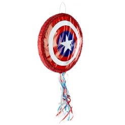 Captain America Shield Pull Pinata Piñatas|Birthday Party