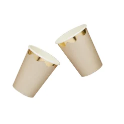Champagne Paper Cups - Pack of 8 Tableware|Engagement Party