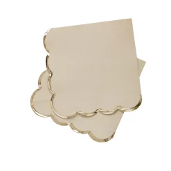 Card Factory Champagne Paper Napkins - Pack of 16