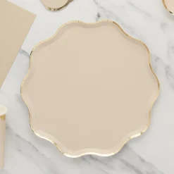Card Factory Champagne Paper Plates - Pack of 8
