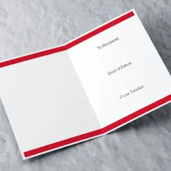 Card Factory Christmas Photo Card - 9 Photos Red