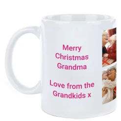 Outlet Christmas Photo Mug - 6 Photos Any Message Personalised Mugs|Photo Gifts