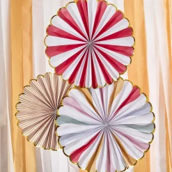 Online Circus Fan Decorations - Pack of 3 Birthday Party