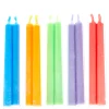 Online Colour Flame Birthday Candles With Holders - Pack Of 10 Cake Candles|Birthday Party