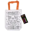Sale Colour Your Own Trick Or Treat Bag Halloween Party