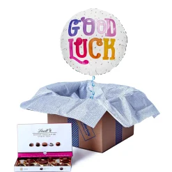 Best Colourful Good Luck Balloon & Lindt Chocolates - FREE GIFT CARD! Kids Balloons For Him|Balloon Bouquets