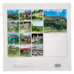Card Factory Country Garden 2026 Square Wall Calendar