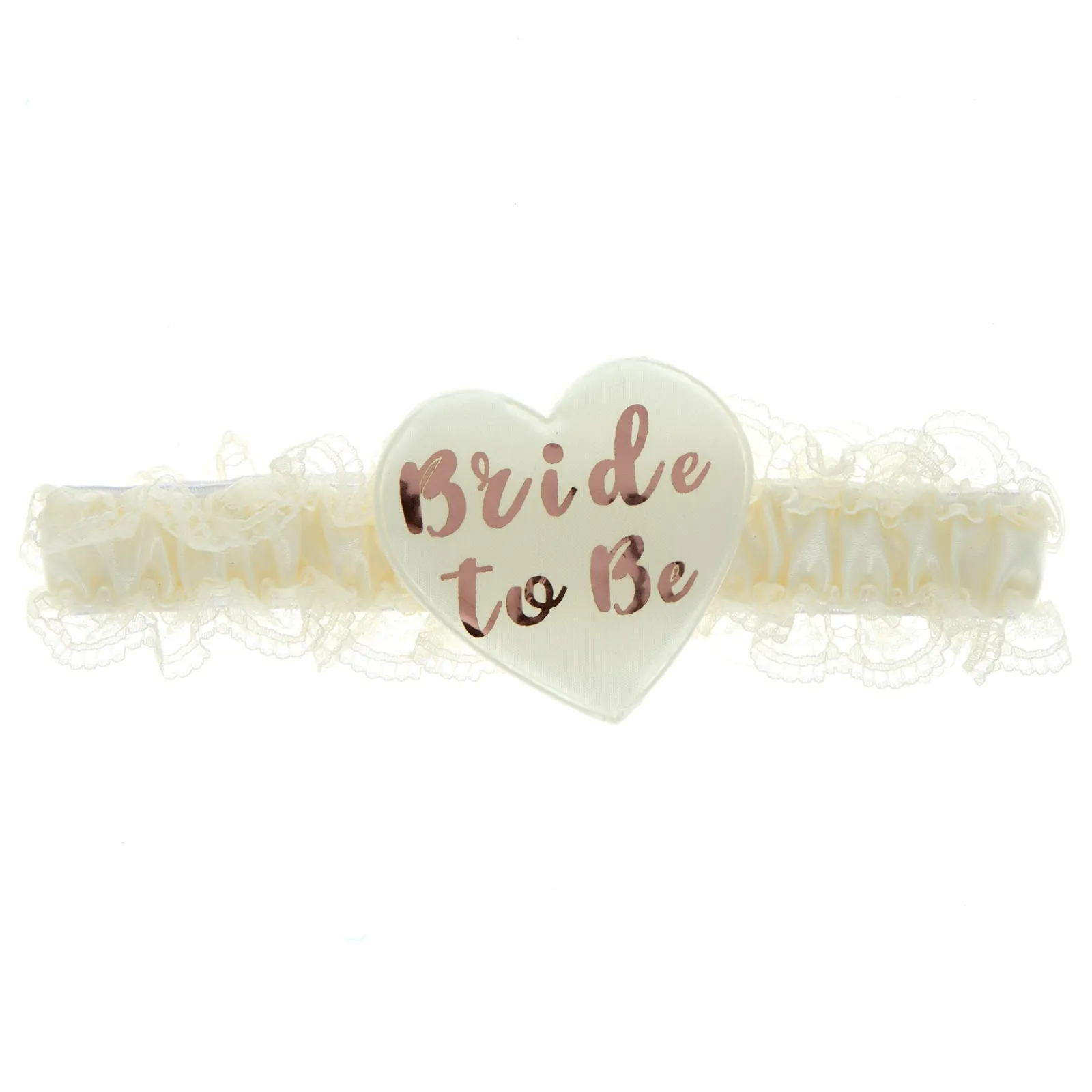 New Cream & Rose Gold Bride to Be Garter Bags & Favours|Hen Party