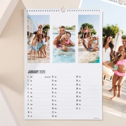 Hot Create Your Own Multi-Photo Upload Calendar - 3 Photos Personalised Calendars And Diaries|Photo Gifts