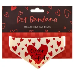 Card Factory Cuter Than Cupid Pet Bandana