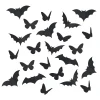 3D Bats & Butterflies Decoration - Pack of 24 Halloween Party