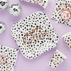 Card Factory Dalmatian Happy Birthday Paper Plates - Pack of 10