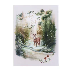 Card Factory Deluxe Deer & Rabbit Charity Christmas Cards - Pack of 10 (2 Designs)