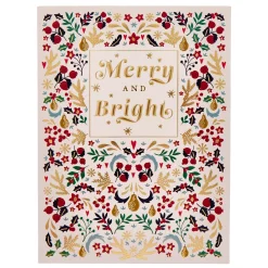 Card Factory Deluxe Patterned Tree Charity Christmas Cards - Pack of 10 (2 Designs)