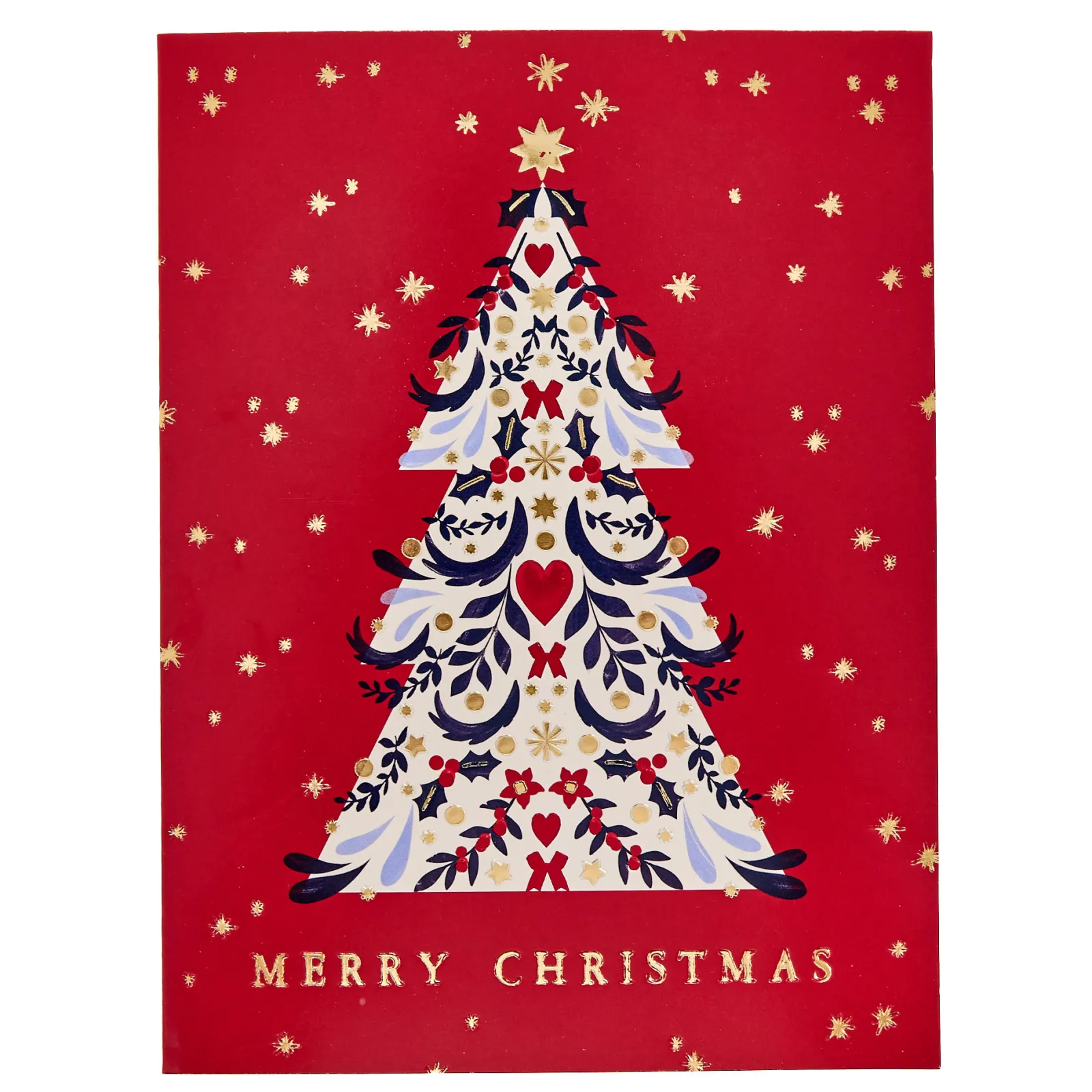 Card Factory Deluxe Patterned Tree Charity Christmas Cards - Pack of 10 (2 Designs)