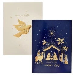 Sale Deluxe Religious Charity Christmas Cards - Pack of 10 (2 Designs) | cardfactory Christmas