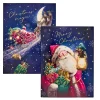 Card Factory Deluxe Santa Charity Christmas Cards - Pack of 10 (2 Designs)