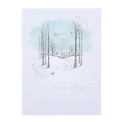 Card Factory Deluxe Scenery Sketch Charity Christmas Cards - Pack of 10 (2 Designs)