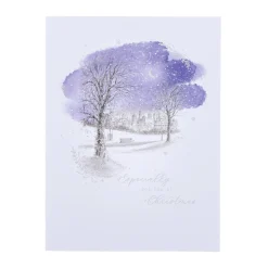 Card Factory Deluxe Scenery Sketch Charity Christmas Cards - Pack of 10 (2 Designs)