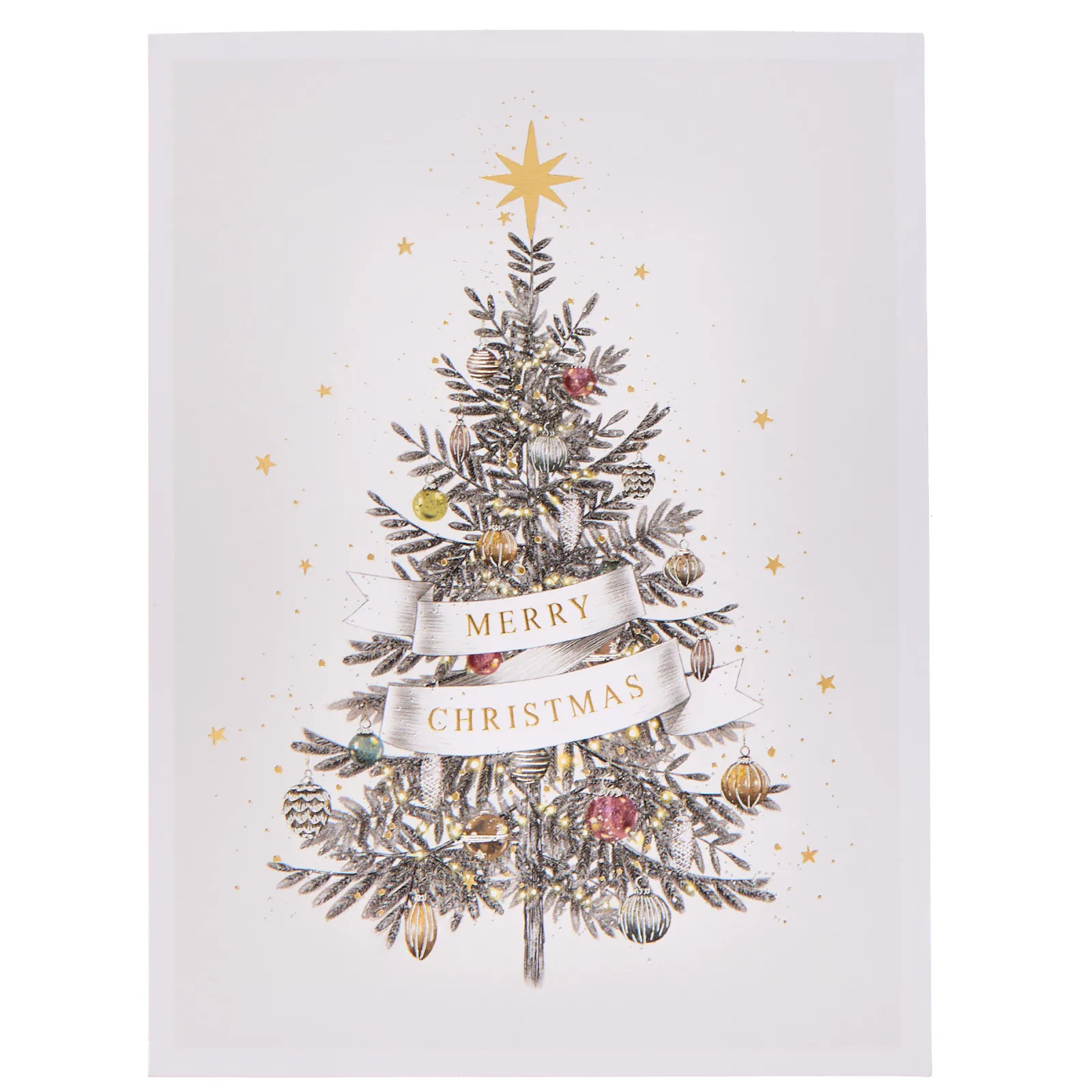 Card Factory Deluxe Tree & Wreath Charity Christmas Cards - Pack of 10 (2 Designs)