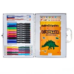 Kids Card Factory Dinosaur Colour & Carry Activity Case