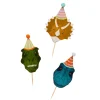 Card Factory Dinosaur Food Picks & Food Cup Set - Pack of 12
