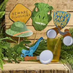 Clearance Dinosaur Party Props - Pack of 10 Birthday Party