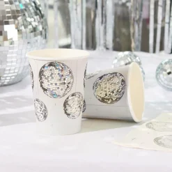 Outlet Disco Paper Cups - Pack of 8 Tableware|Birthday Party