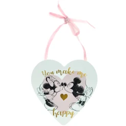 Card Factory Disney Mickey & Minnie You Make Me Happy Plaque