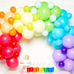 Kids Card Factory DIY Balloon Garland Kit - Rainbow