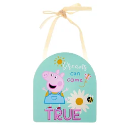 Kids Card Factory Dreams Can Come True Peppa Pig Plaque