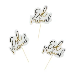 Card Factory Eid Mubarak Food Picks - Pack of 12