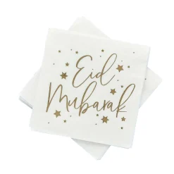 Sale Eid Mubarak Paper Napkins - Pack of 16 Tableware