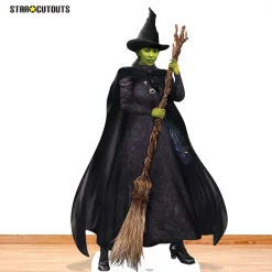 Online Elphaba Wicked Witch Green Cardboard Cutout Cardboard Cutouts|Halloween Party
