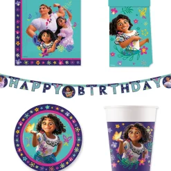 Hot Encanto Birthday Party Tableware & Decorations Bundle - 16 Guests Tableware|Birthday Party