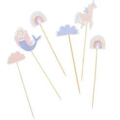 Online Enchanted Cake Topper Set - Pack of 6 Cake Candles|Birthday Party