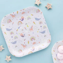 Card Factory Enchanted Paper Plates - Pack of 8