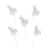 New Enchanted Unicorn Candles - Pack of 5 Cake Candles|Birthday Party