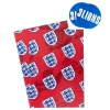 Sale England Football 3 Lions Wrapping Paper - 2 Sheets & 2 Tags Kids Gift Wrap For Kids|Gift Wrap For Him