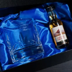 Card Factory Engraved Crystal Tumbler And Whisky Set