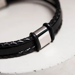 Hot Engraved Men's Leather Bracelet - Any Message 60Th Birthday|50Th Birthday