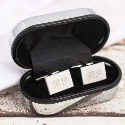 Discount Engraved Rectangle Cufflinks Personalised Jewellery And Keepsakes|Personalised Engraved Gifts